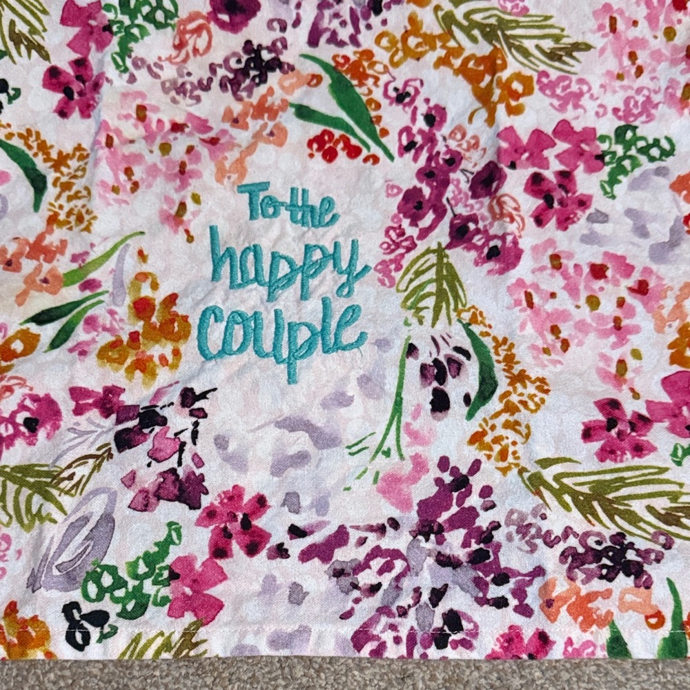 Anthropologie Floral Kitchen Towel - Multicolor